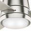 Ventilateur de plafond encastré à DEL 3 pales 44 "avec commande murale et ensemble d'éclairage inclus Commodus-45189708
