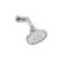 Kohler Forte 1.75 gpm Multifunction Wall Mount Showerhead, Three Spray Settings, 5.5" High Pressure Spray Head