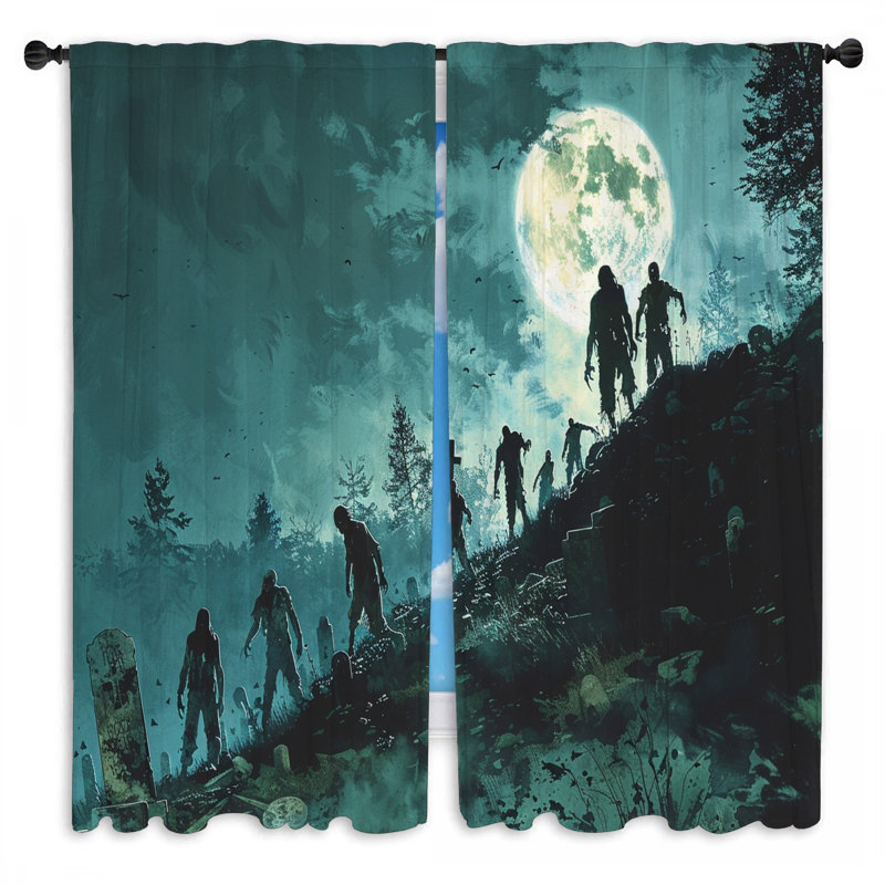Paire de rideaux obscurcissant en polyester Mikeshia, L 20 po x L 61 po