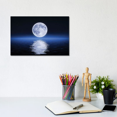 Moon Reflection by Bess Hamiti - Print on Canvas
