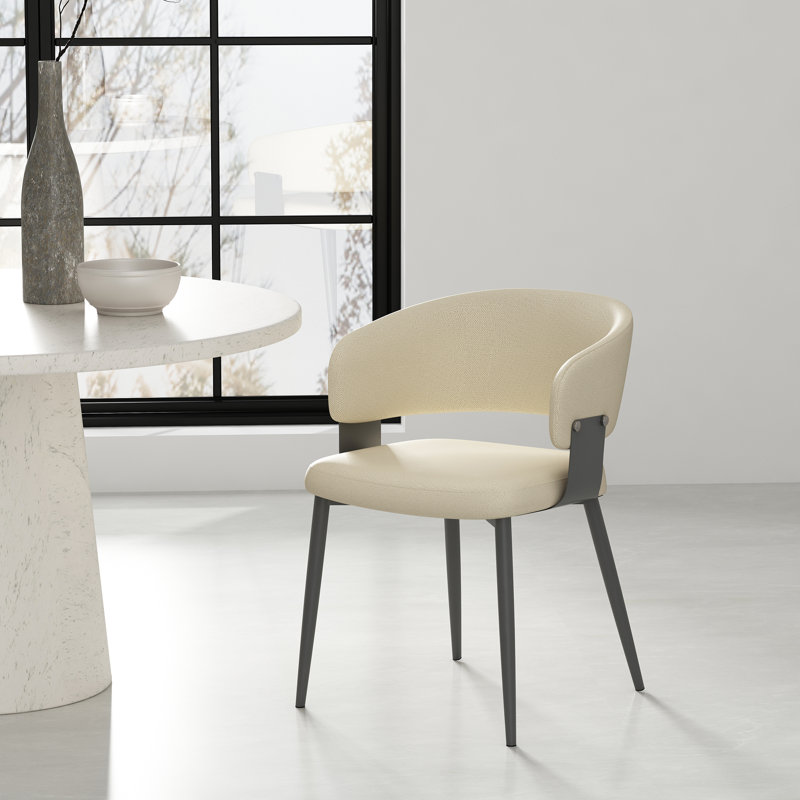 Chaise rembourrée Luce, Sable 