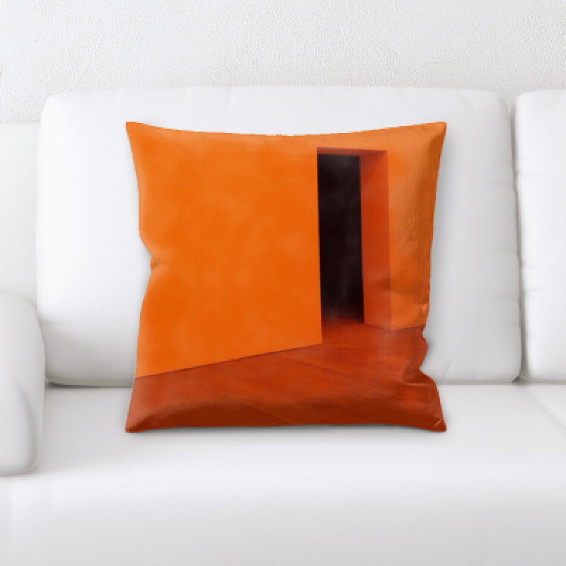 Coussin de chambre orange