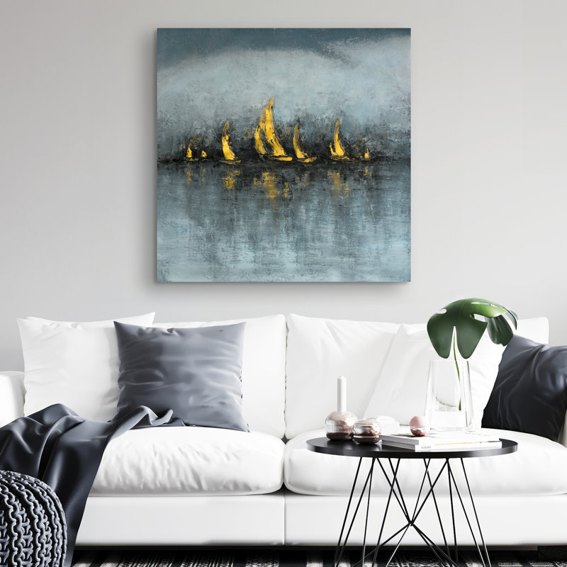 Set sail - 32"x32" art on canvas