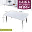 Hinshaw Metal Base Dining Table-1088988682