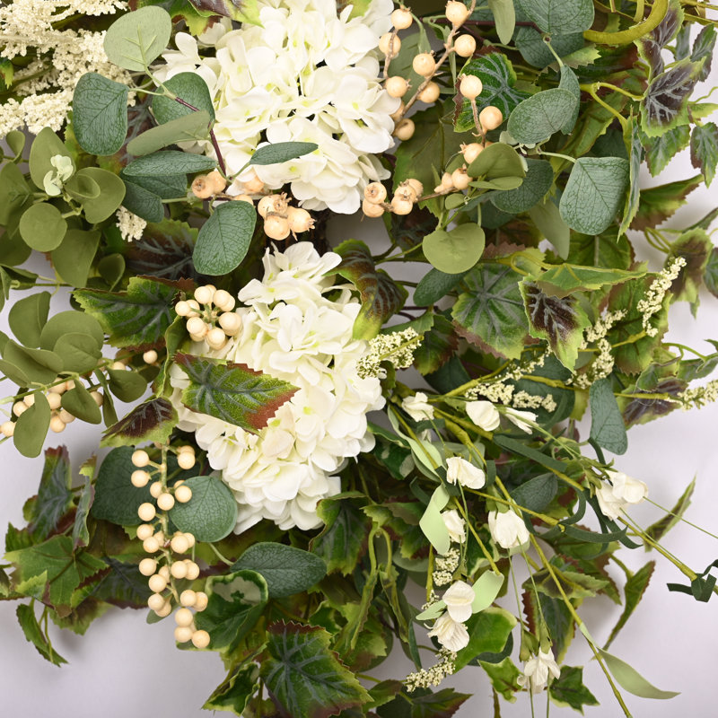 Ornement de printemps et hortensias