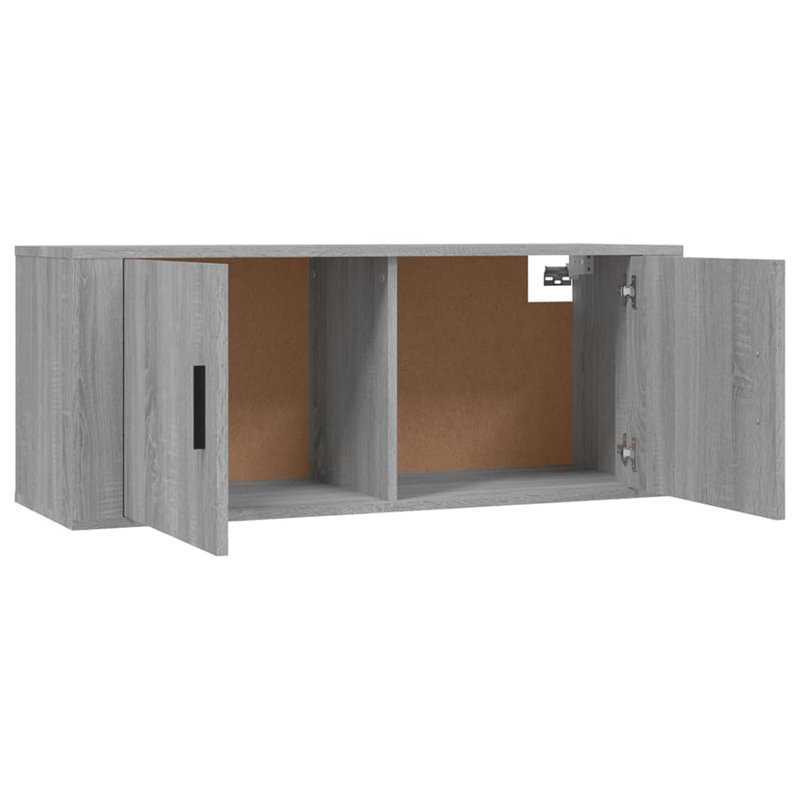 Manus Floating TV Stand for TVs up to 43", Grey Sonoma