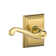 Flair Lever with Addison Trim Hall and Closet Lock