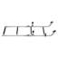 Échelle rabattable pliante pour bateau 5,97 lb
