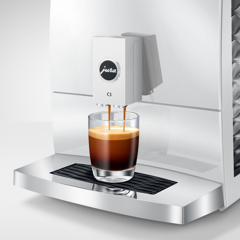 C3 Coffee And Espresso Machine, Piano White