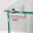 Versatile Tempered Glass Cabinet With Bluetooth LED, Ideal For Multiple Spaces And Secure Storage-113608992
