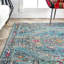 Tapis oriental bleu Risinger-1878577288