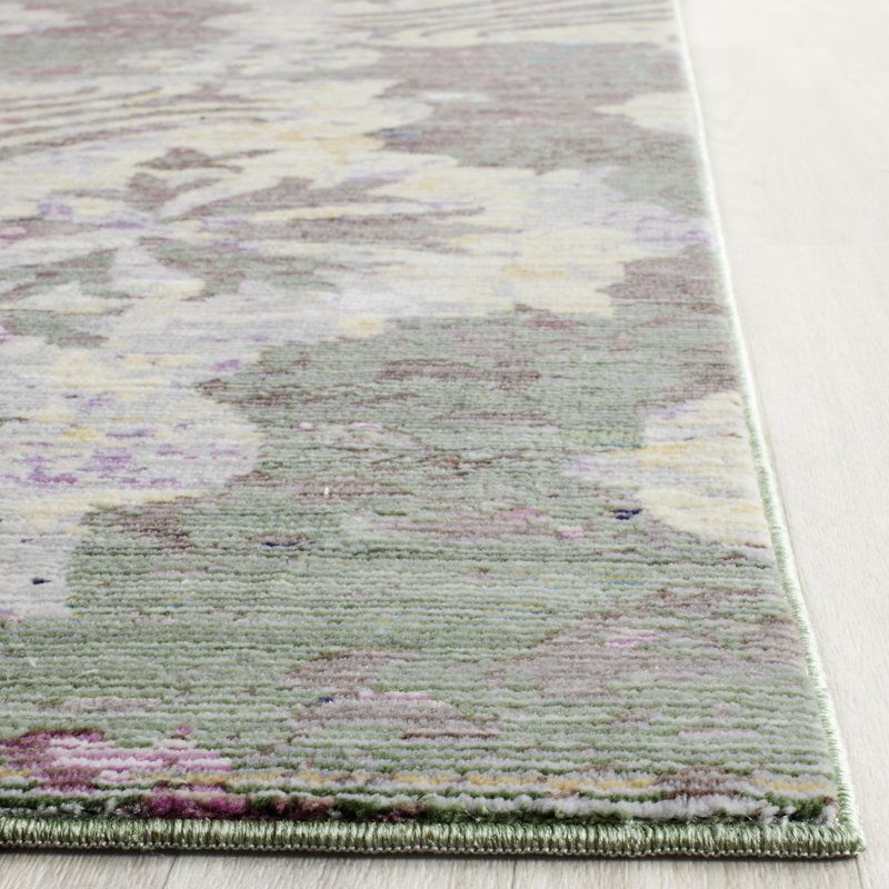 Thanh Performance Floral Rug, Rectangle 8' x 10'