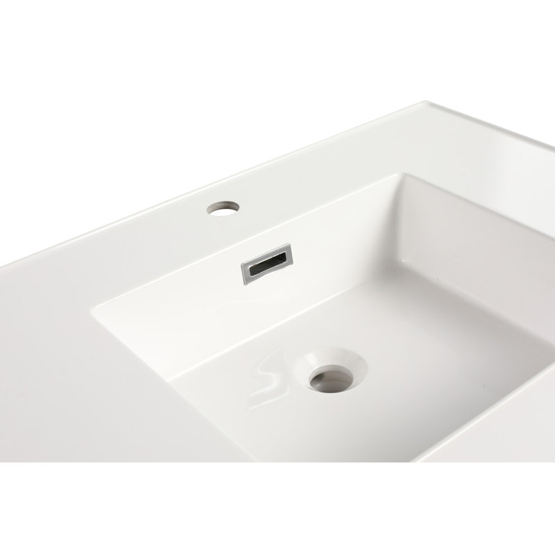 Vasque en résine 76 cm pour salle de bain - Vasque très résistant, blanc, profondeur 73 cm, largeur 46,5 cm, hauteur 12,7 cm, poids 20,1 kg, revêtement en gel lisse pour un nettoyage quotidien facile, couleur blanche, profonde, large et haute.