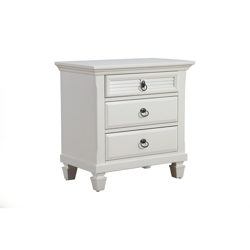 Gleda 28'' W Solid Wood Nightstand