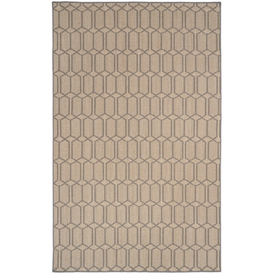 Timikia Jute/Sisal Geometric Rug
