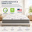 Matelas Kitterman en mousse à mémoire de forme et gel rafraîchissant, confort enveloppant, housse respirante et noyau de soutien haute densité, fermeté moyenne, certifié Greenguard Gold.-1169329178-1169329181