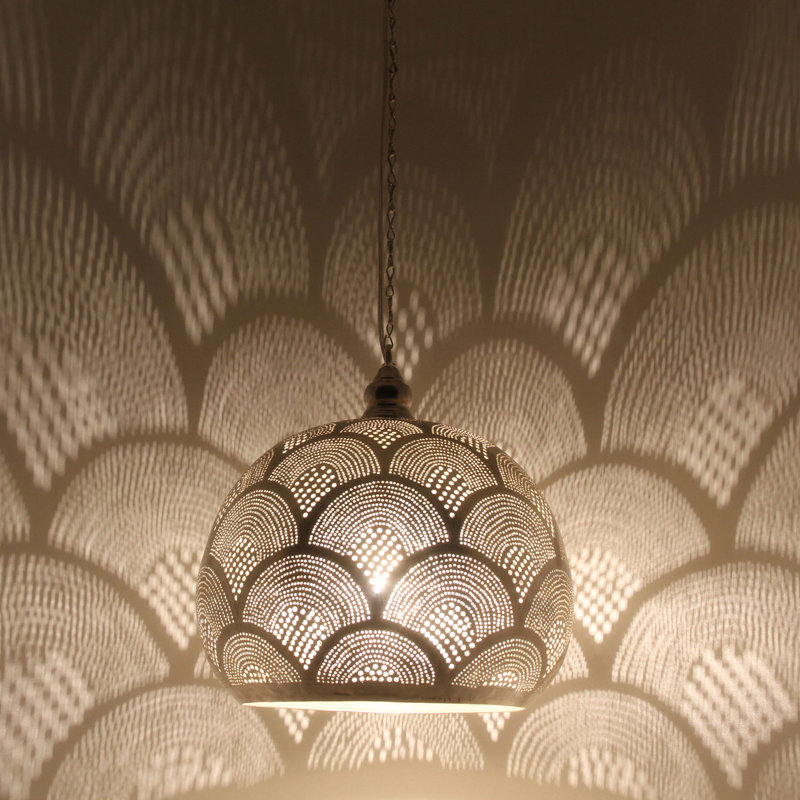 Sachem 1 - Light Silver Single Pendant