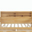 Lit de jour polyvalent en bois avec rangement et bureau d'étude