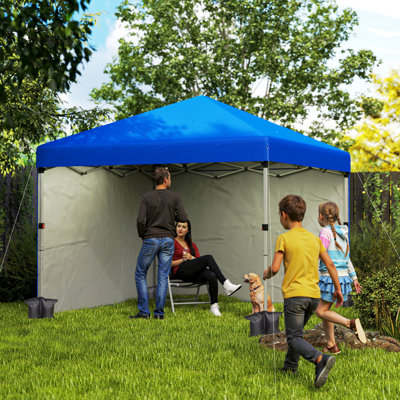 3x3M Pop Up Gazebo, Height Adjustable Party Tent Event Shelter for Garden, Patio
