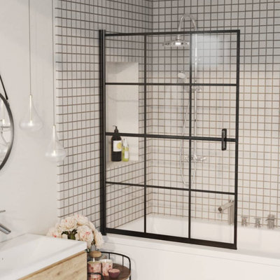 Cabine de douche rectangulaire encadrée 39,4 po x H 55,1 po