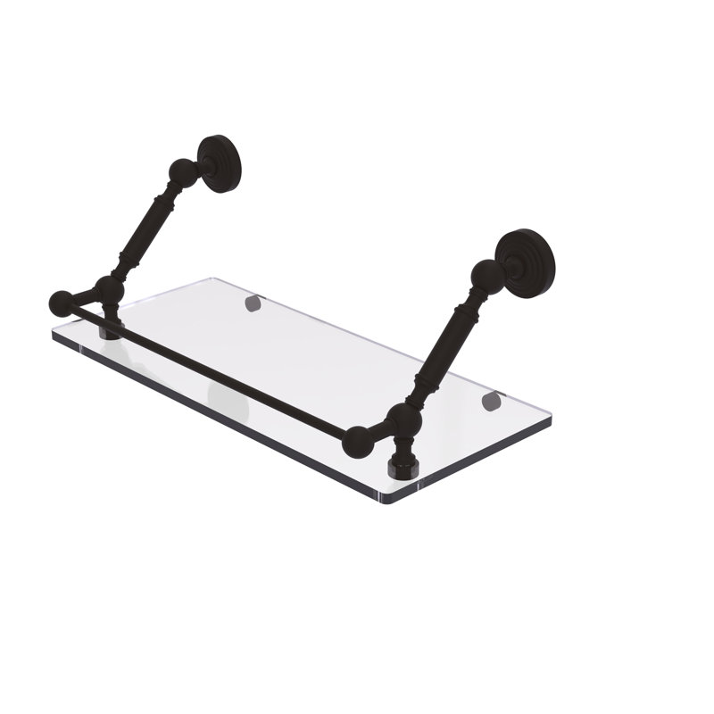 Hertzler Bracket Shelf, Oil Rubbed Bronze, 7.3" H x 18" W x 8.6" D