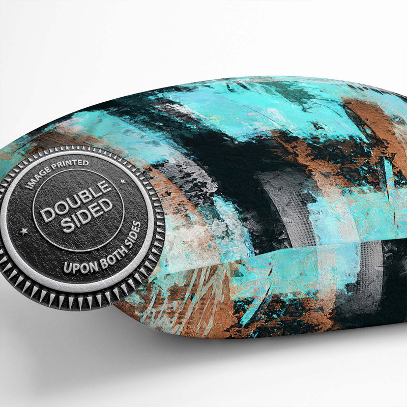 Abstract Square Throw Cushion, 55 x 55 cm