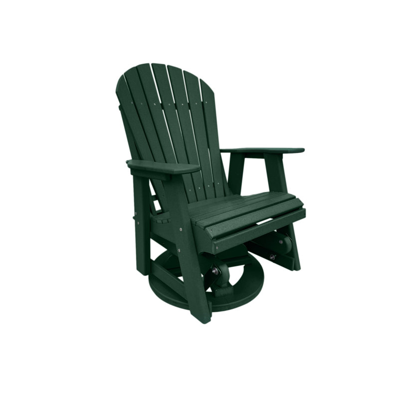Chaise de patio pivotante Agamenn, Vert