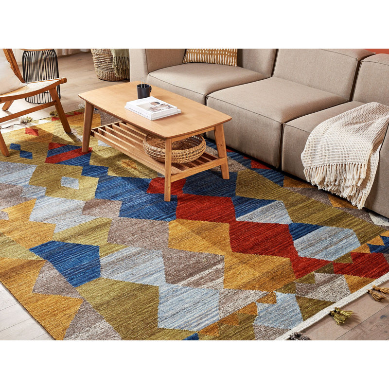 Canella Geometric Hand Woven Area Rug, Rectangle 200 x 300cm