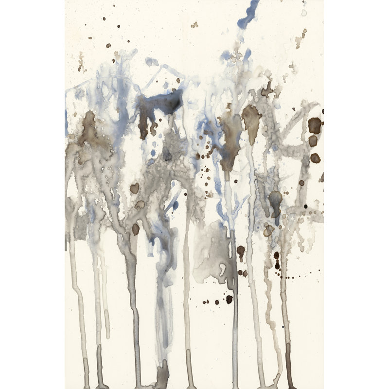 Neutral Splash I by Jennifer Goldberger - Wrapped Canvas Art Print, 46cm H x 30cm W