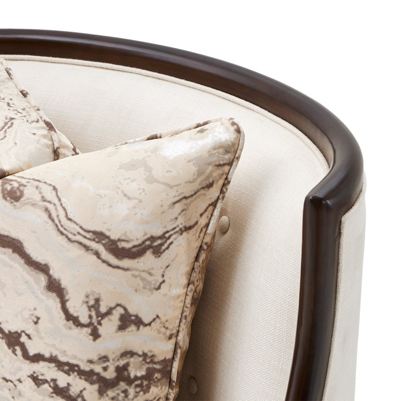 Belmont Place Accent Chair - Cream/espresso