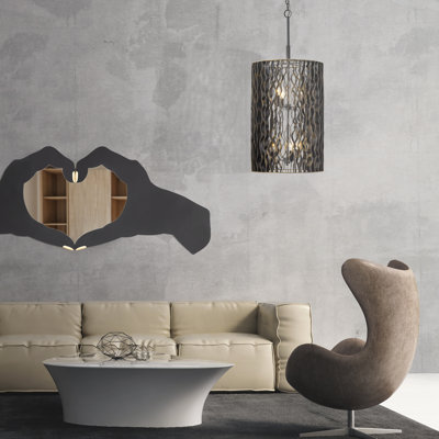 Luminaire suspendu 6 lumières Estela