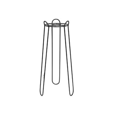 Saluzzo Black Plant Stand H64cm D22cm