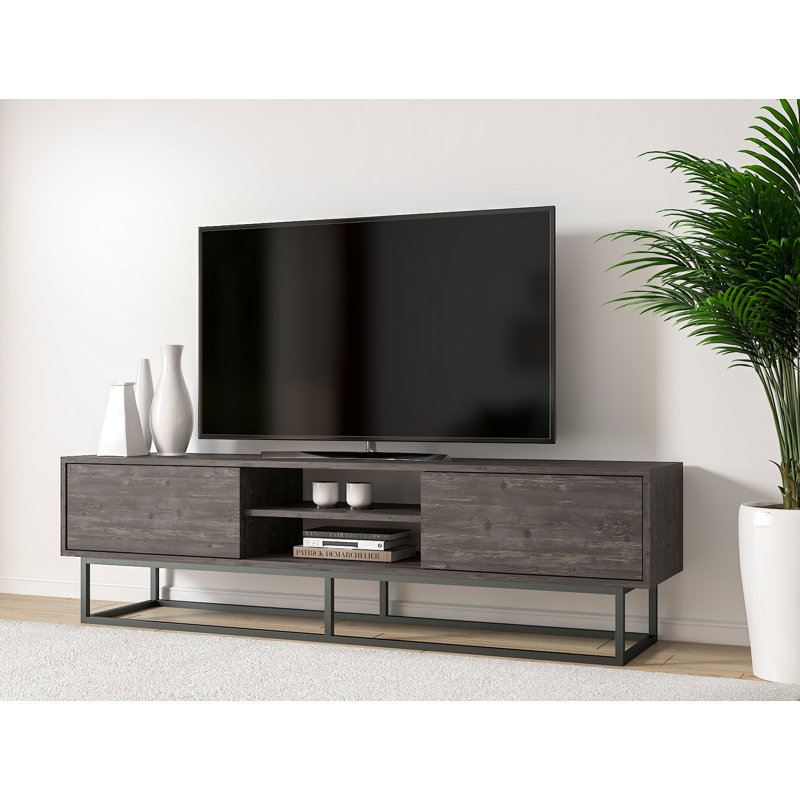 Fitzgibbon 71'' Iron Legs Media Console, Rebab