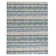 Paint Chip Blue Hand Micro Hooked Wool Rug