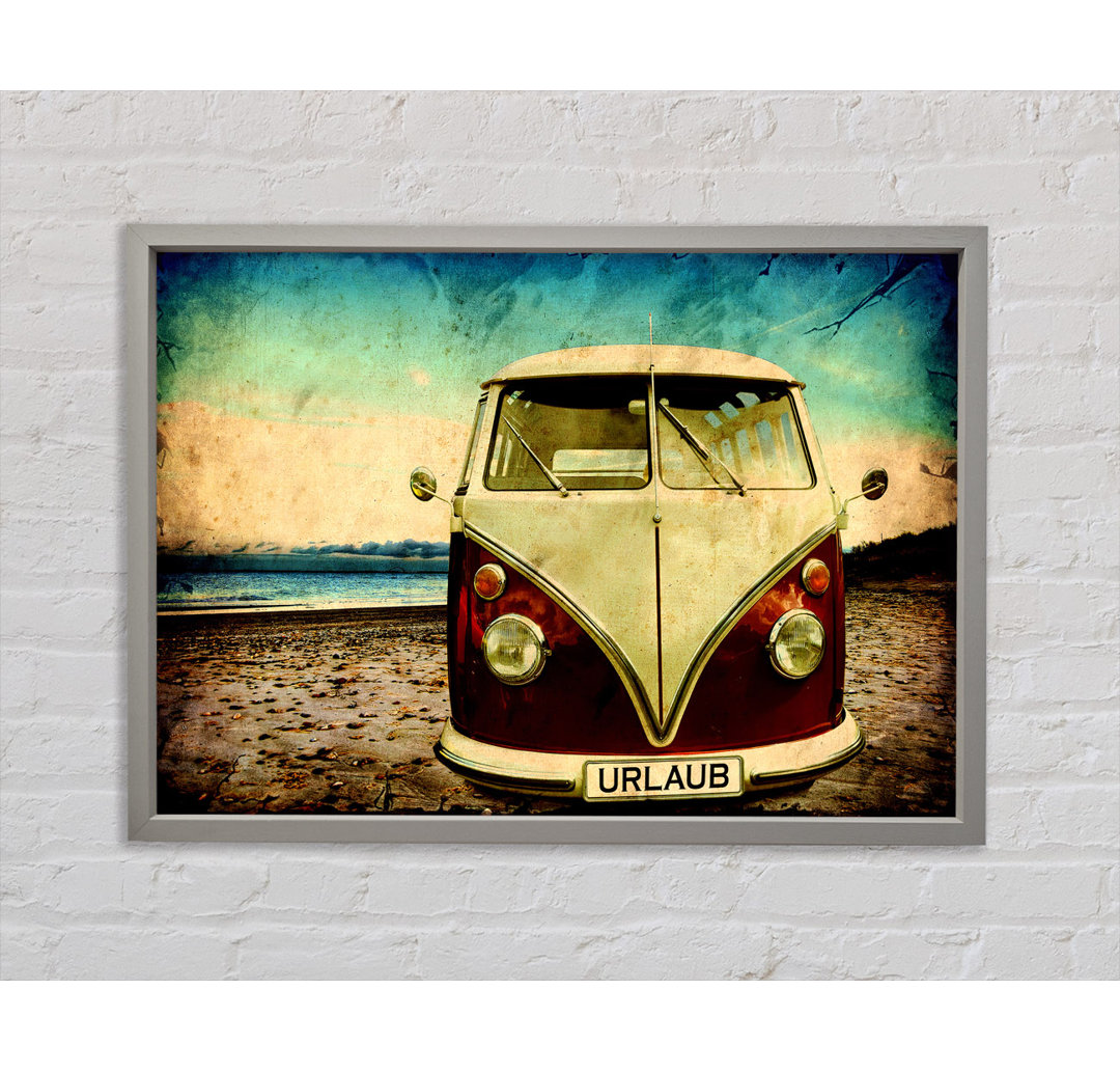 Strand VW Camper Van - Druck