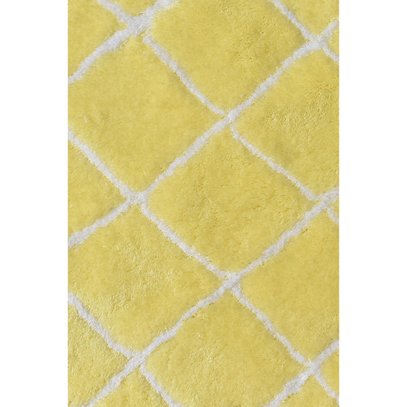 Tapis de bain en acrylique de haute qualité de 23,6 po x 39,4 po | 100% acrylique, hauteur des poils: 0,7 à 1,2 po | Antibactérien, antidérapant sous la surface, lavable en machine à 86 ° F | Fabriqué à la main, parfait pour les salles de bain élégantes et la sécurité