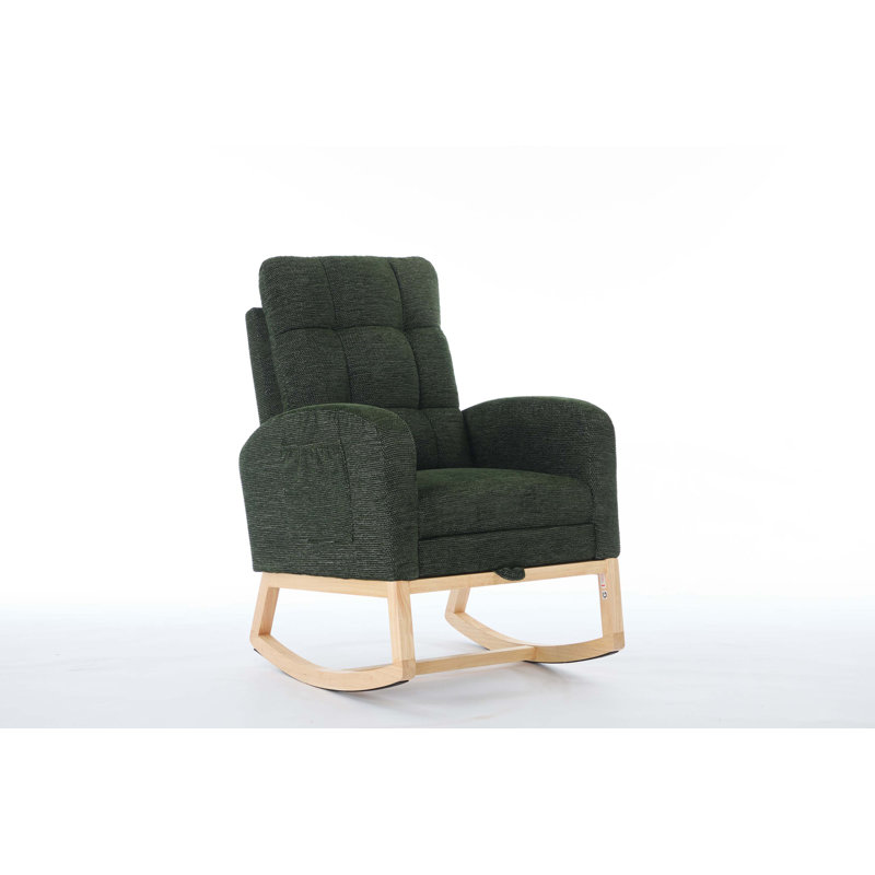 Chaise berçante Modern, Vert foncé