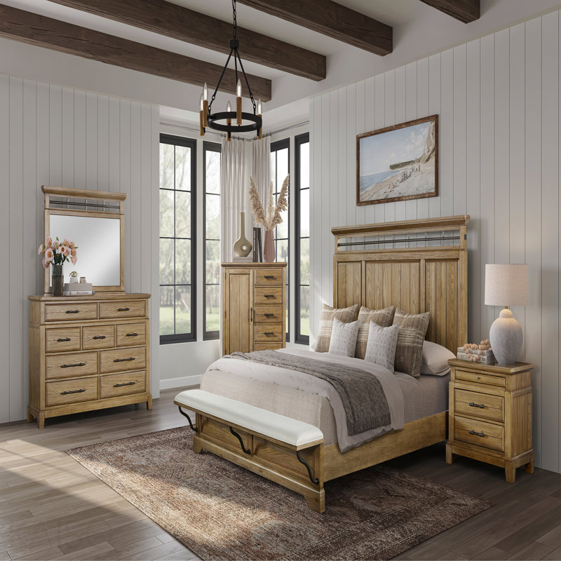 Commode 9 tiroirs - Finition caramel