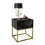 Weirton 45cm W Steel Bedside Table-1209921491