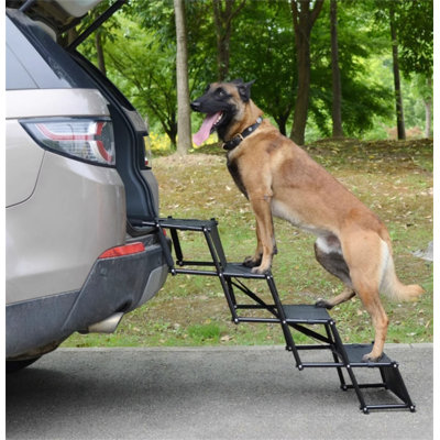 Rampe pliable pour animaux en acier