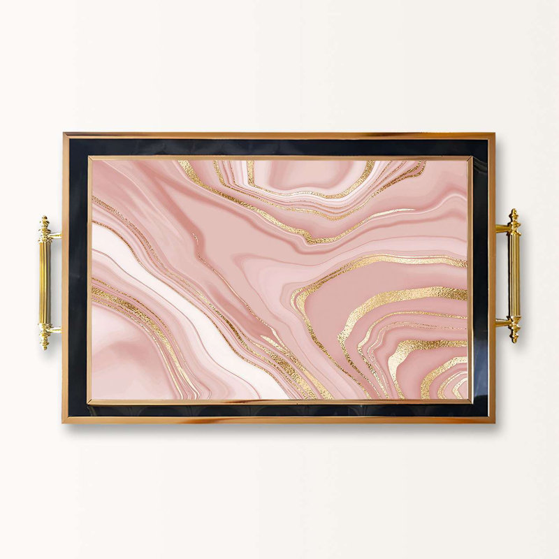Elegant Glass Serving Tray, 19.7 x 11.4 x 1.4 inches | 100% High-Quality Glass | Perfect for Entertaining & Serving | Stylish and Functional Design for Home & Parties | Durable and Easy to Clean
