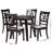 4 - Person Four Leg Dining Set-36617342