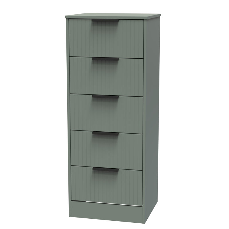Atsumi 45cm W Manufactured Wood Bedside Table, Reed Green