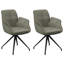 Armonia Fabric Swivel Dining ArmChair-707580602