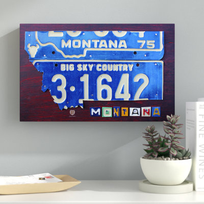 Montana, impression sur toile tendue