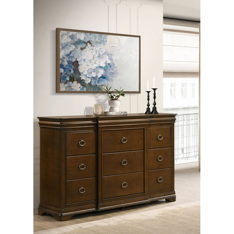 Commode l 68,40 po, cerisier brun