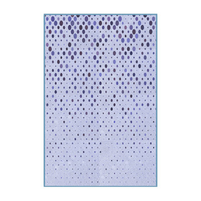 Tapis violet en laine