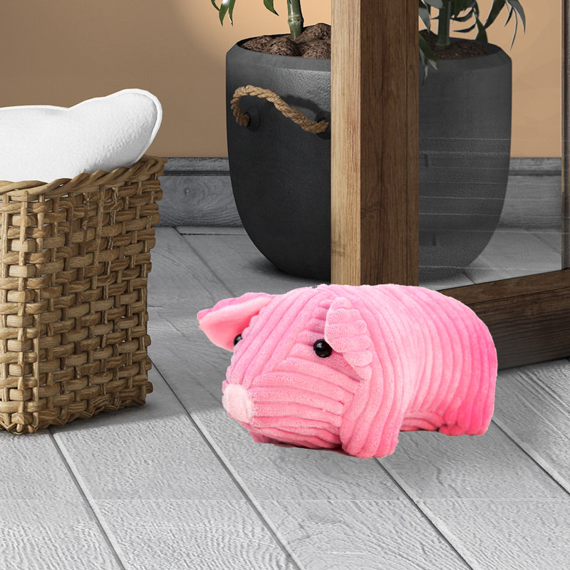Pig Fabric Floor Door Stop