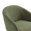 Fauteuil demi-tonneau revêtu de chenille Kyo (ensemble de 2)-100087017