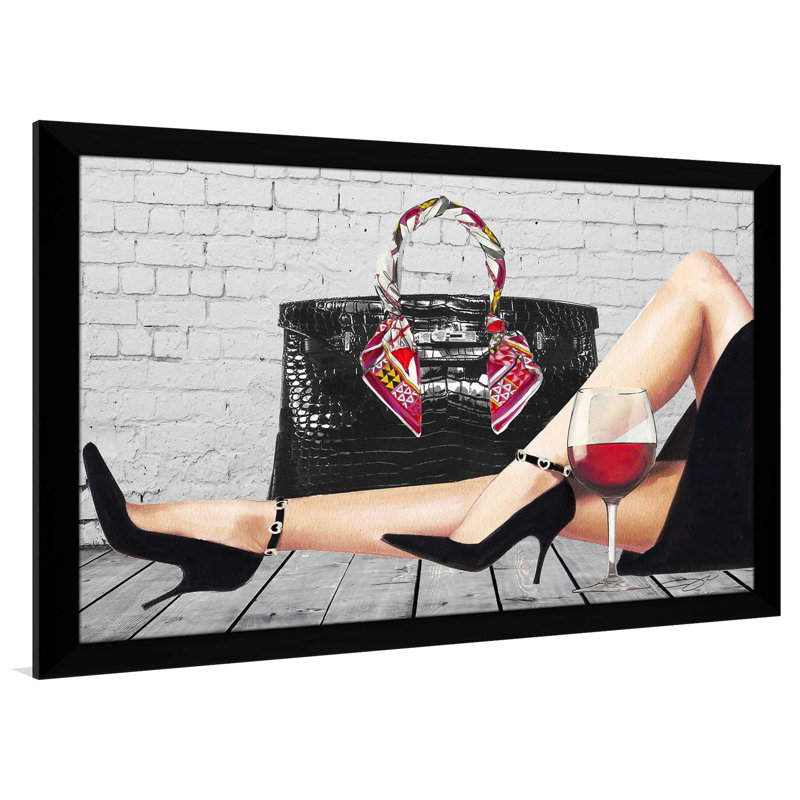 Hers 2 (Horizontal) par By Jodi - impression, Cadre noir, H 33,5 po x l 49,5 po x P 1 po